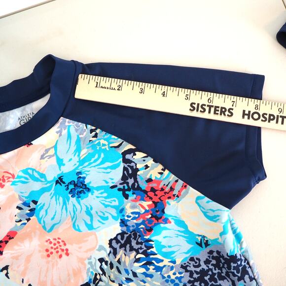 Athleta Girl Swim Rash Guards Youth‎ Size XL/14 Lot of 2 Floral Multi Color - Picture 10 of 14